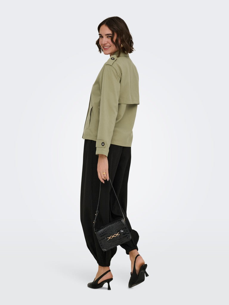 Onlhannah Short Trenchcoat Otw - Army