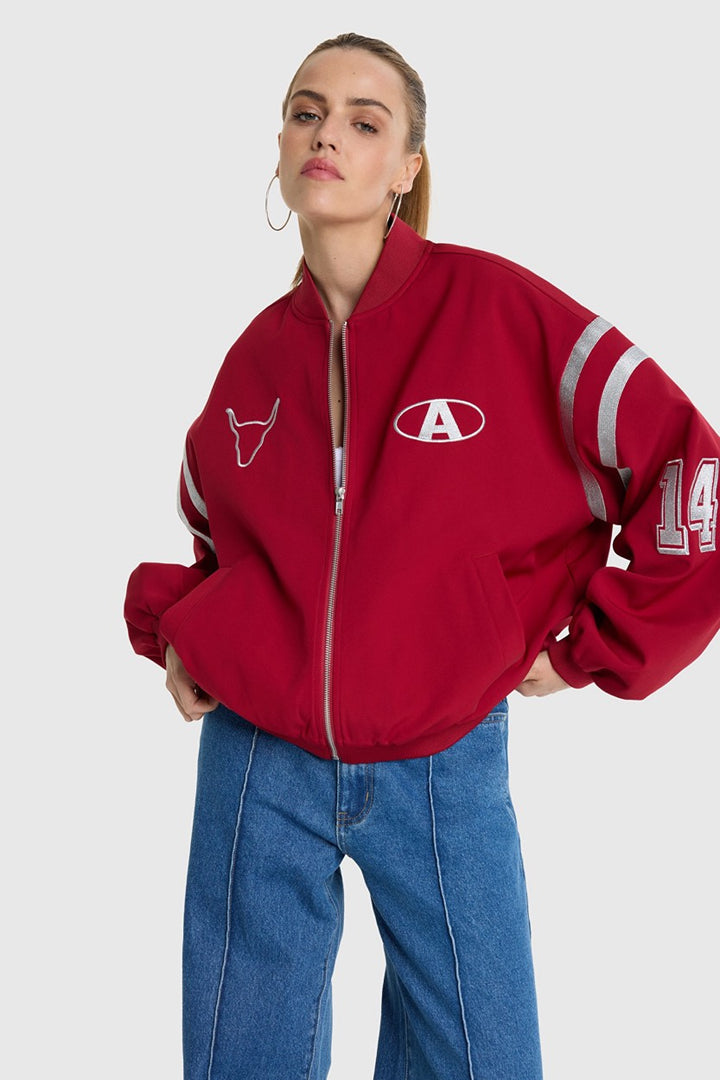 Tape Jacket - Bordeaux