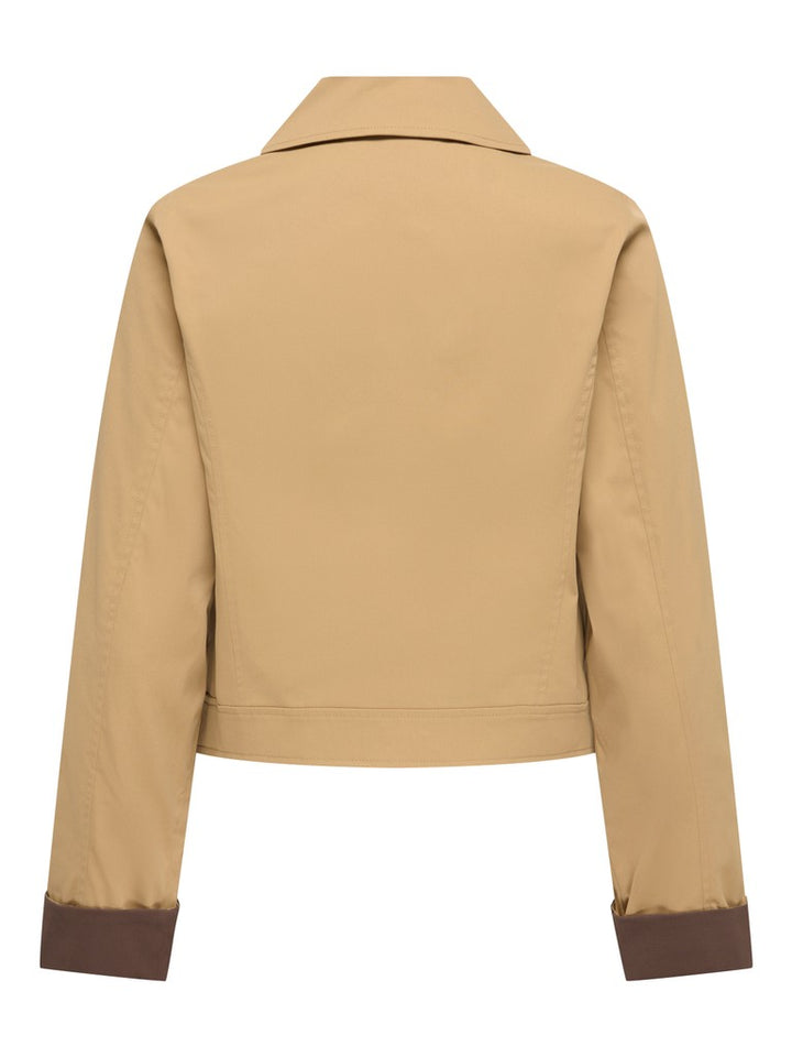Onlorchid Life Contrast Jacket Otw - Licht Bruin