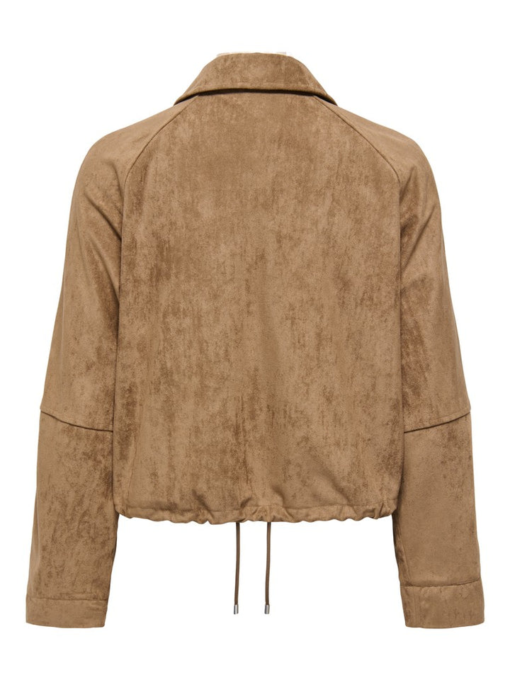 Onllixa L/s Faux Suede Jacket Cc Pnt - Camel