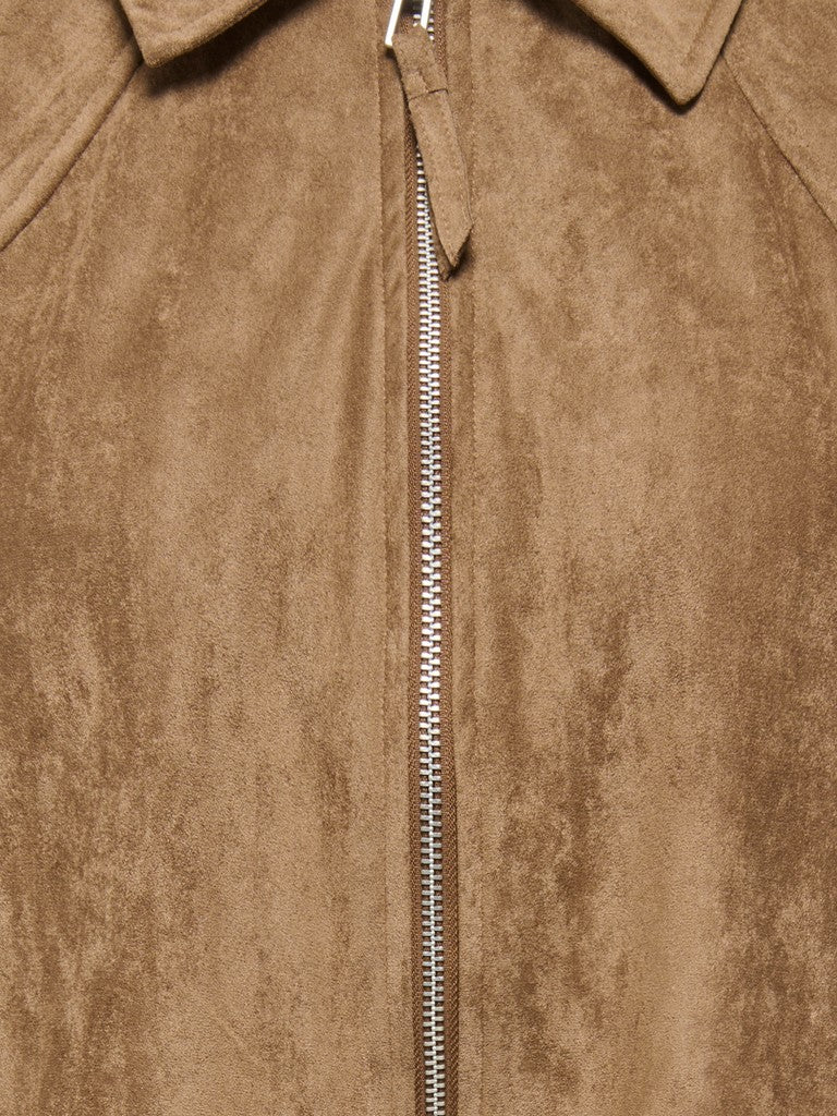 Onllixa L/s Faux Suede Jacket Cc Pnt - Camel