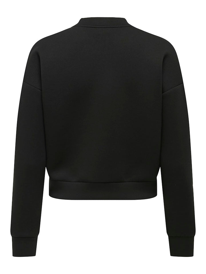Onlnaomi L/s Bomber Swt - Zwart