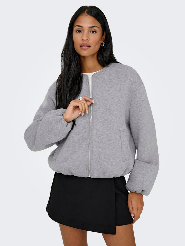 Onlellie Scuba Jacket Otw Cc - Grijs Melee