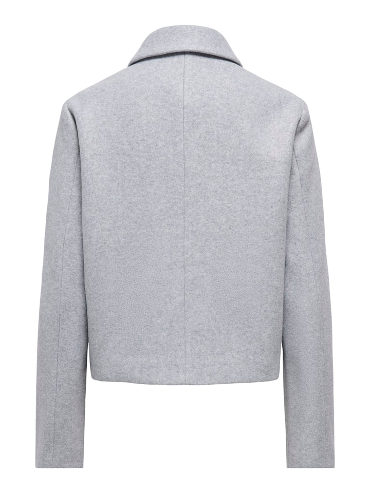 Onlvela Zip Short Jacket - Grijs Melee