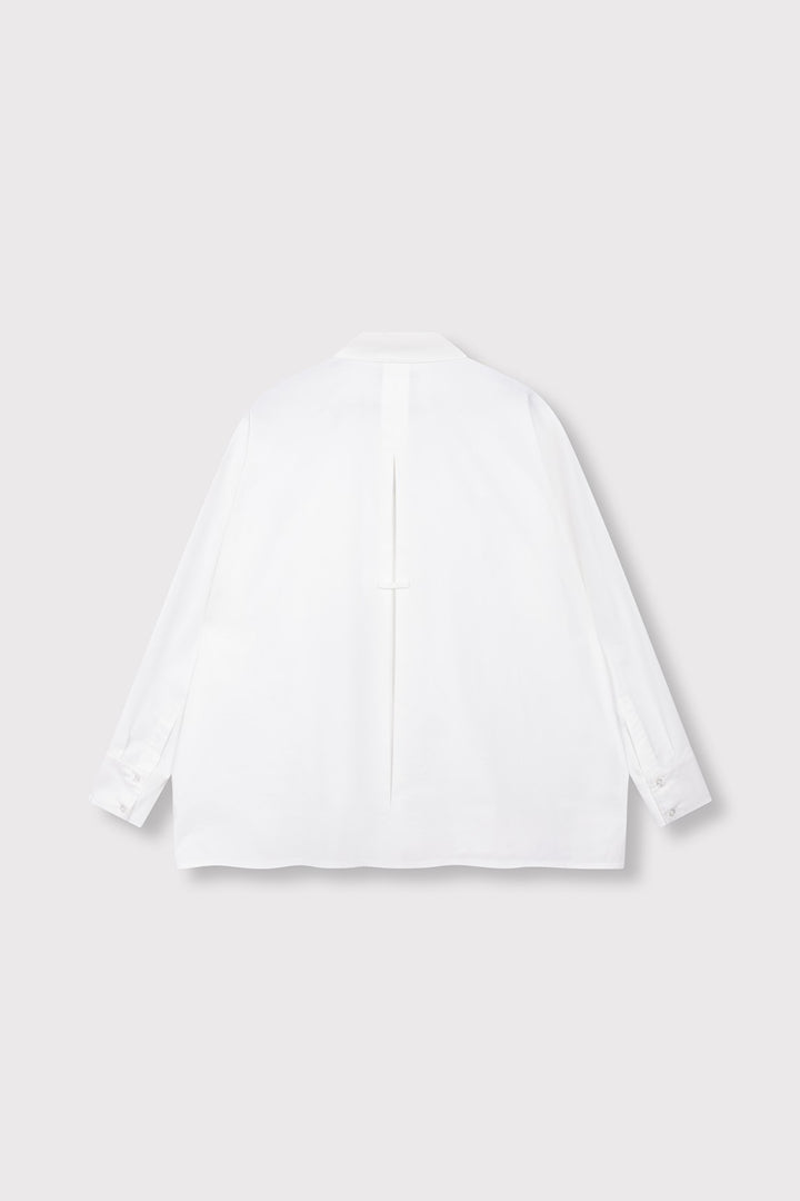 Woven Oversized Blouse - Off-white