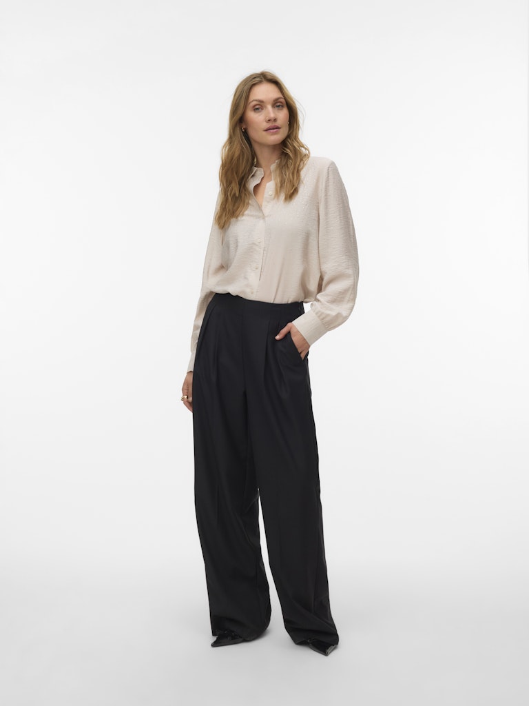 Vmherdis Ls Shirt Wvn Btq Ga - Kit