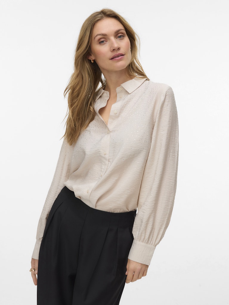 Vmherdis Ls Shirt Wvn Btq Ga - Kit