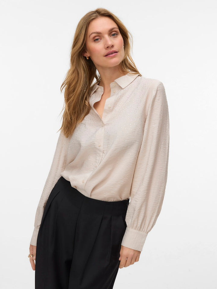 Vmherdis Ls Shirt Wvn Btq Ga - Kit