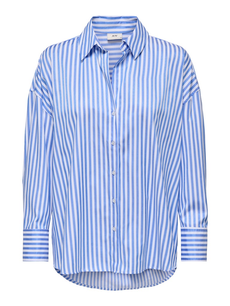 Jdyvesper L/s Loose Shirt Wvn Noos - Wit Dessin