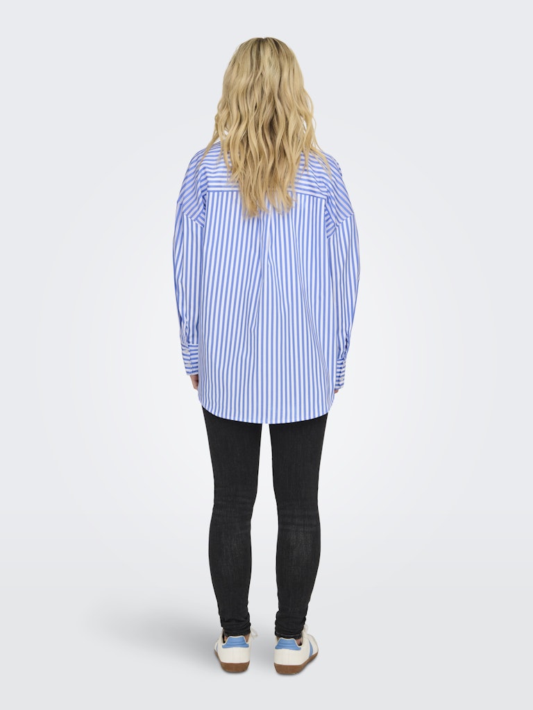Jdyvesper L/s Loose Shirt Wvn Noos - Wit Dessin