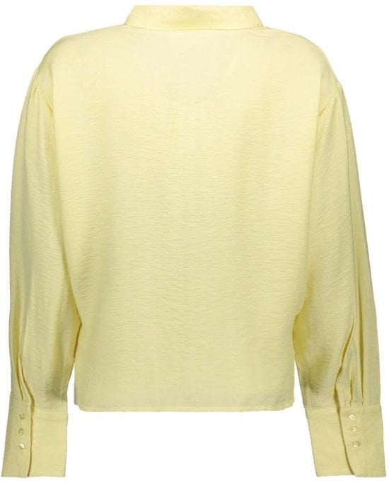 Onlbirona Lino L/s Tie Shirt Wvn Sud - Geel