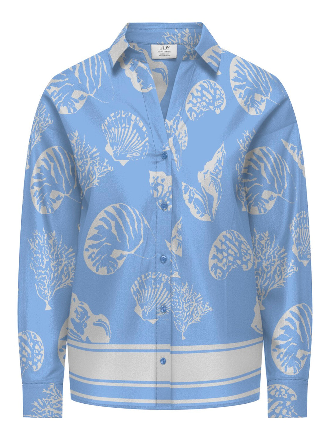Jdyanna L/s Shirt Wvn - Blauw Dessin