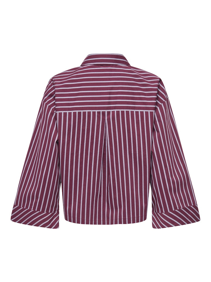 Jdymio 7/8 Boxy Shirt Wvn - Paars Dessin