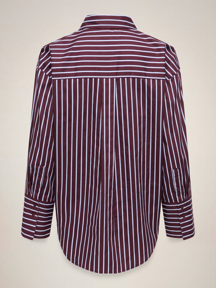 Jdyserena L/s Shirt Wvn Noos - Paars Dessin
