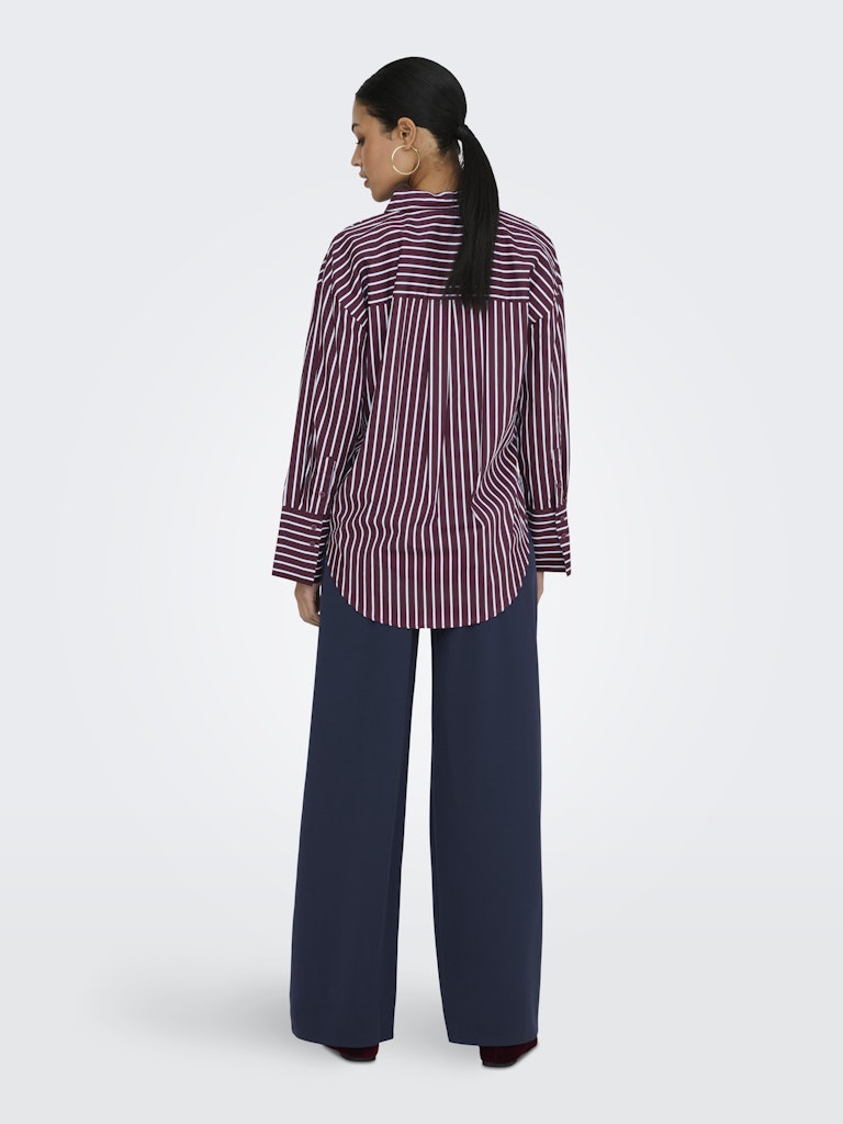 Jdyserena L/s Shirt Wvn Noos - Paars Dessin
