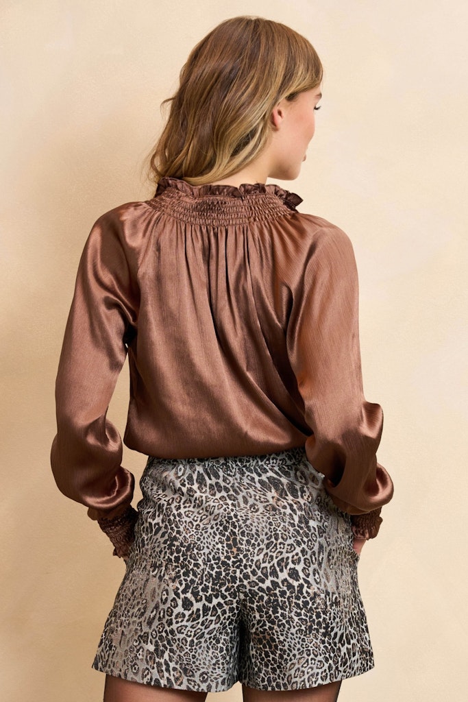 Blouse Tyra - Bruin