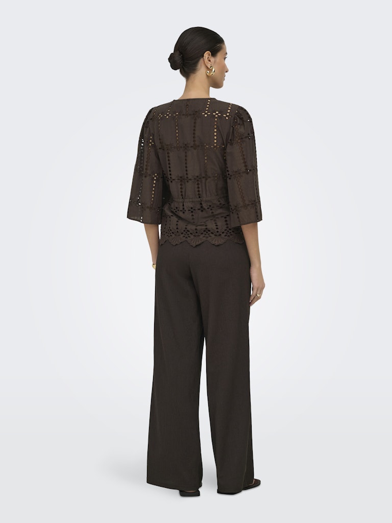 Jdyjojo 3/4 Anglaise Shirt Wvn - Bruin