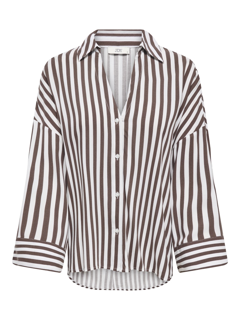 Jdylaurel Life 7/8 Shirt Wvn - Bruin Dessin
