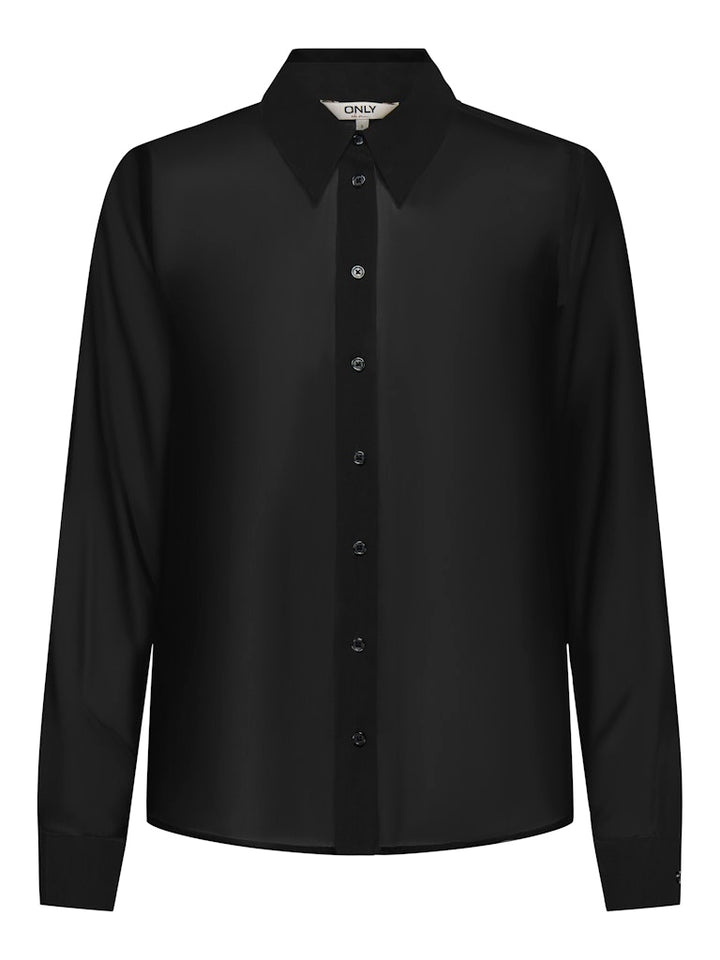 Onlkeana Life Ls Loose Shirt Wvn - Zwart