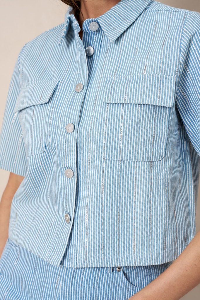 Blouse Hera - Blauw Dessin