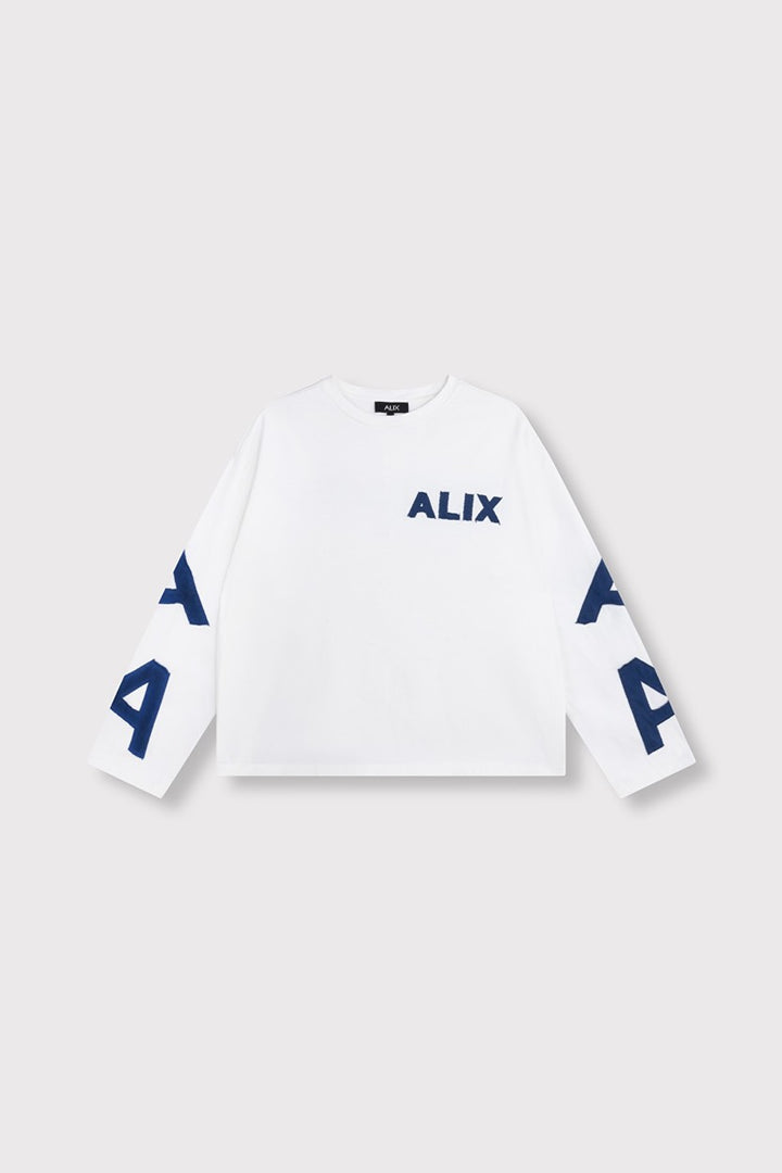 Patch L/s T-shirt - Off-white