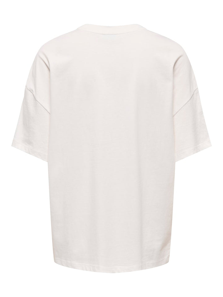 Jdycarla S/s Oversize T-shirt Jrs - Off-white