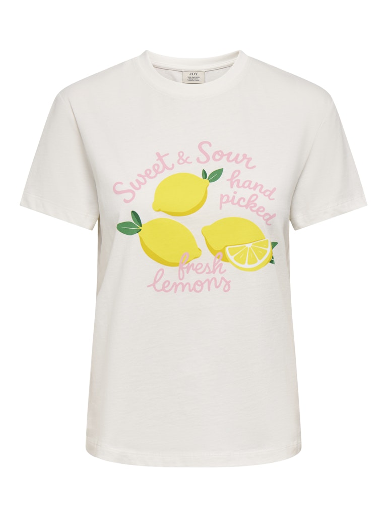 Jdyira S/s Printed T-shirt Jrs Exp - Off-white