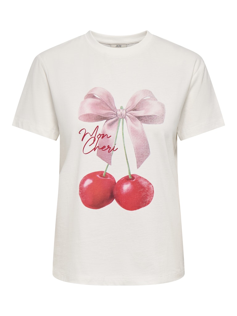 Jdyira S/s Printed T-shirt Jrs Exp - Off-white