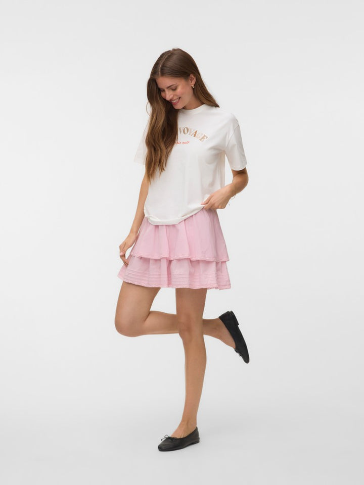 Vmsara Mia Ss Top Box Jrs Ga - Off-white