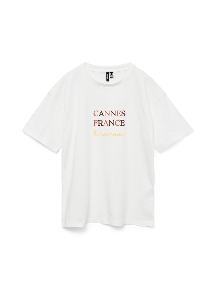 Vmsara Mia Ss Top Box Jrs Ga - Off-white