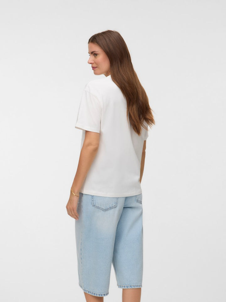Vmsara Mia Ss Top Box Jrs Ga - Off-white