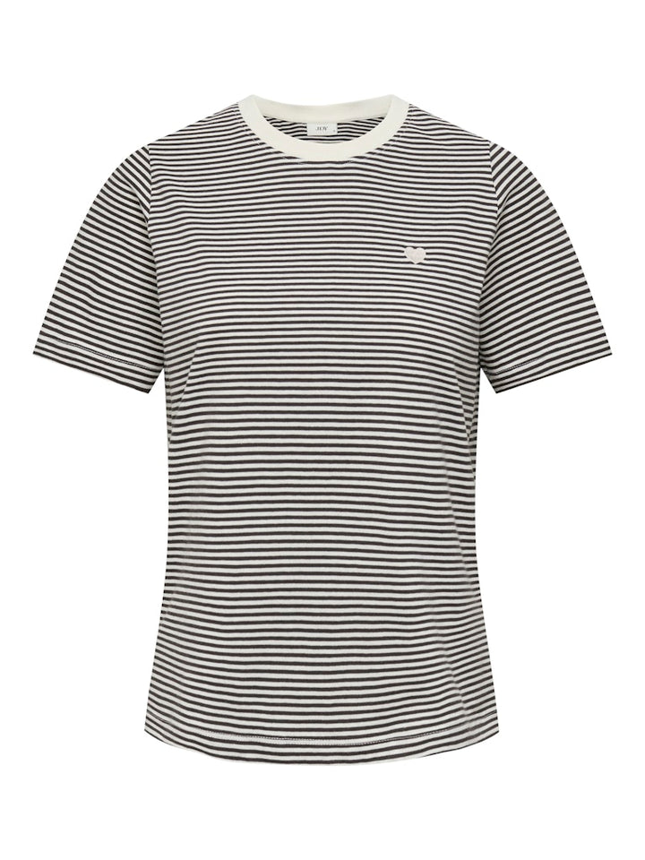Jdypisa S/s Print Top Jrs Noos - Ecru Dessin