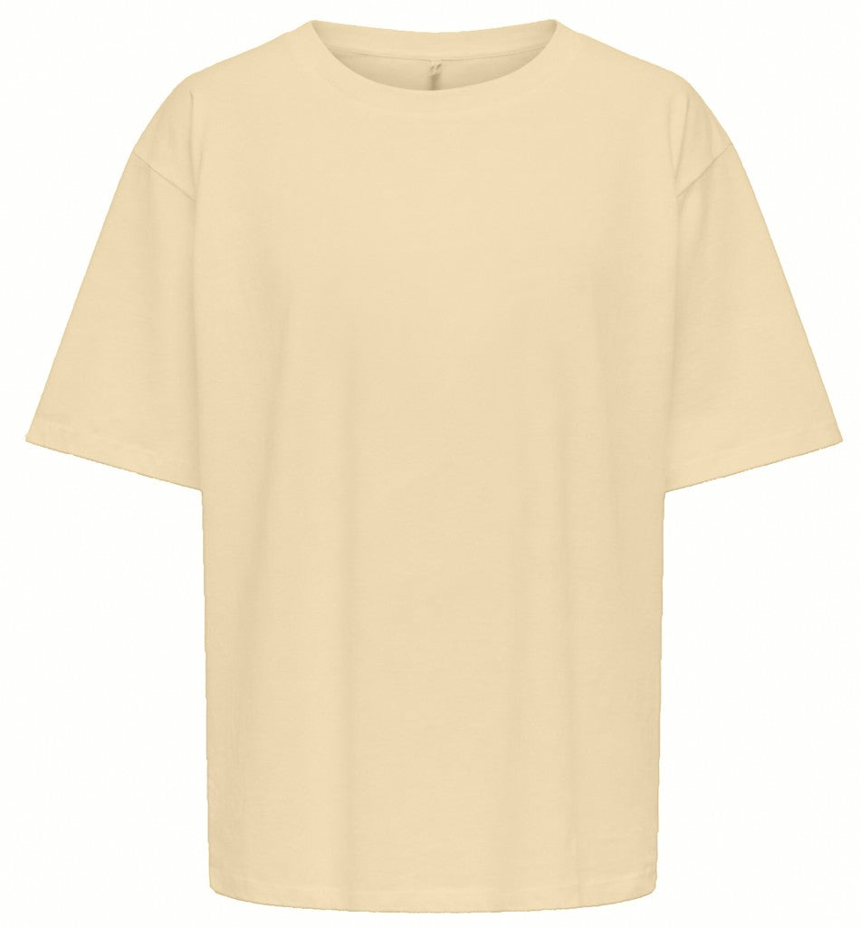 Onlbira S/s Loose Tee Jrs - Licht Geel