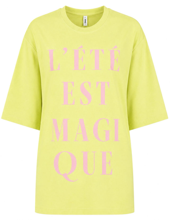 Onlmira S/s Printed Tee Cs Jrs - Lime