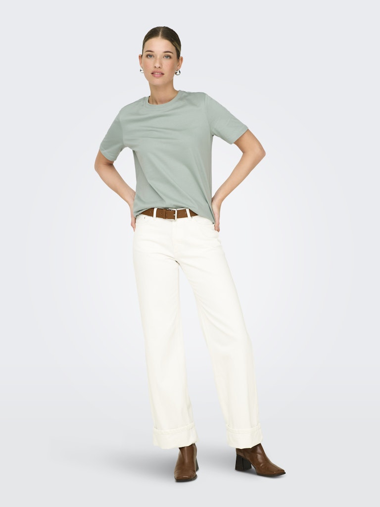 Onlfreja S/s Luxe Top Cc Jrs Noos - Olijf