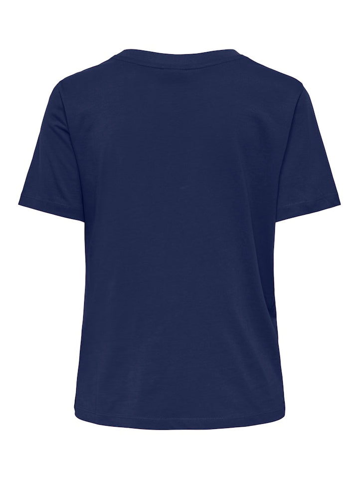 Jdygaisa S/s Knot Top Jrs - Navy