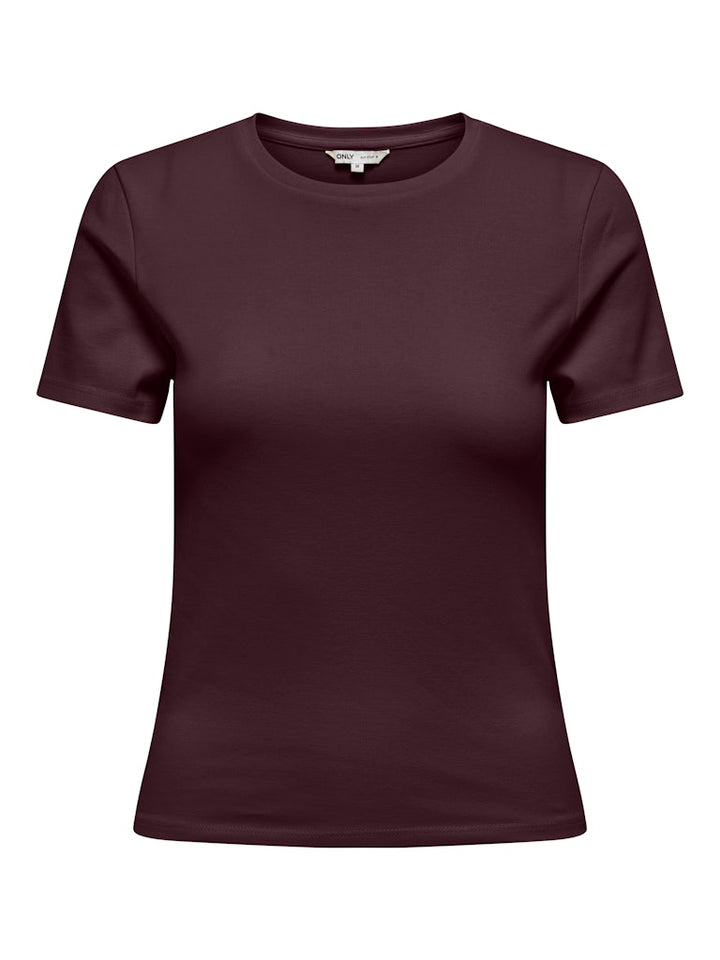 Onlriley Ss Top Jrs - Bordeaux