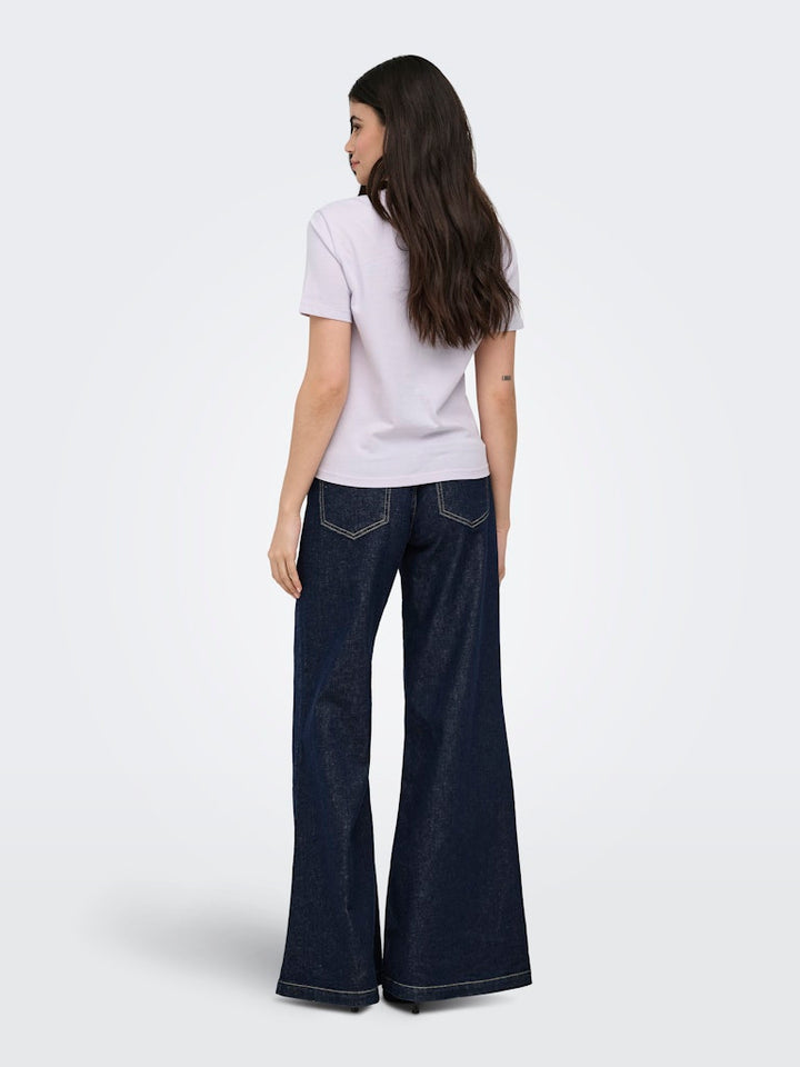 Onldina S/s Club Top Box Jrs - Lila