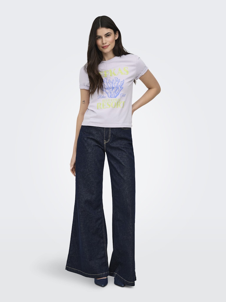 Onldina S/s Club Top Box Jrs - Lila