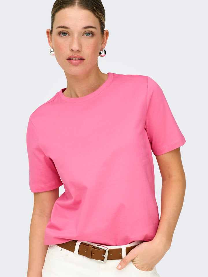 Onlfreja S/s Luxe Top Cc Jrs Noos - Roze
