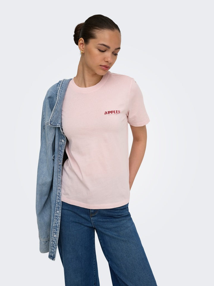 Onllucy Monja Ss Top Jrs Noos - Licht Roze