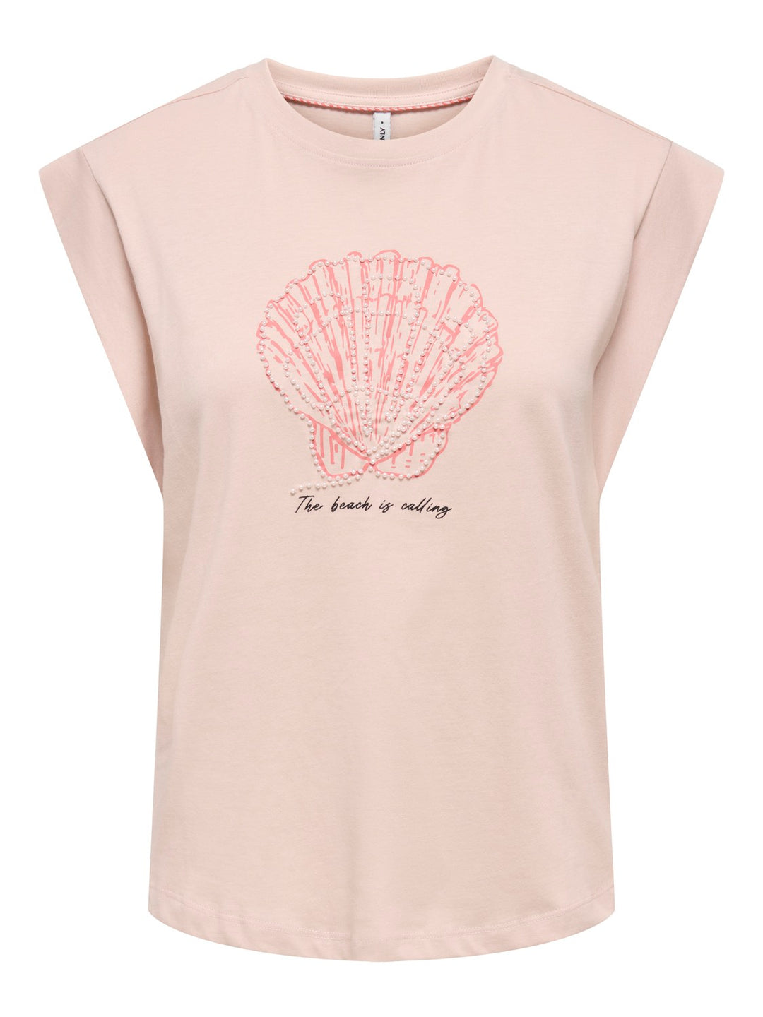 Onlshelina S/s Top Box Jrs - Roze Dessin