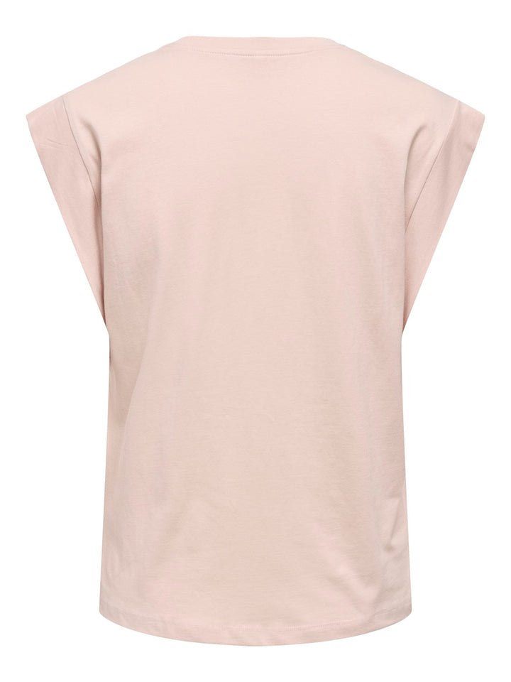 Onlshelina S/s Top Box Jrs - Roze Dessin