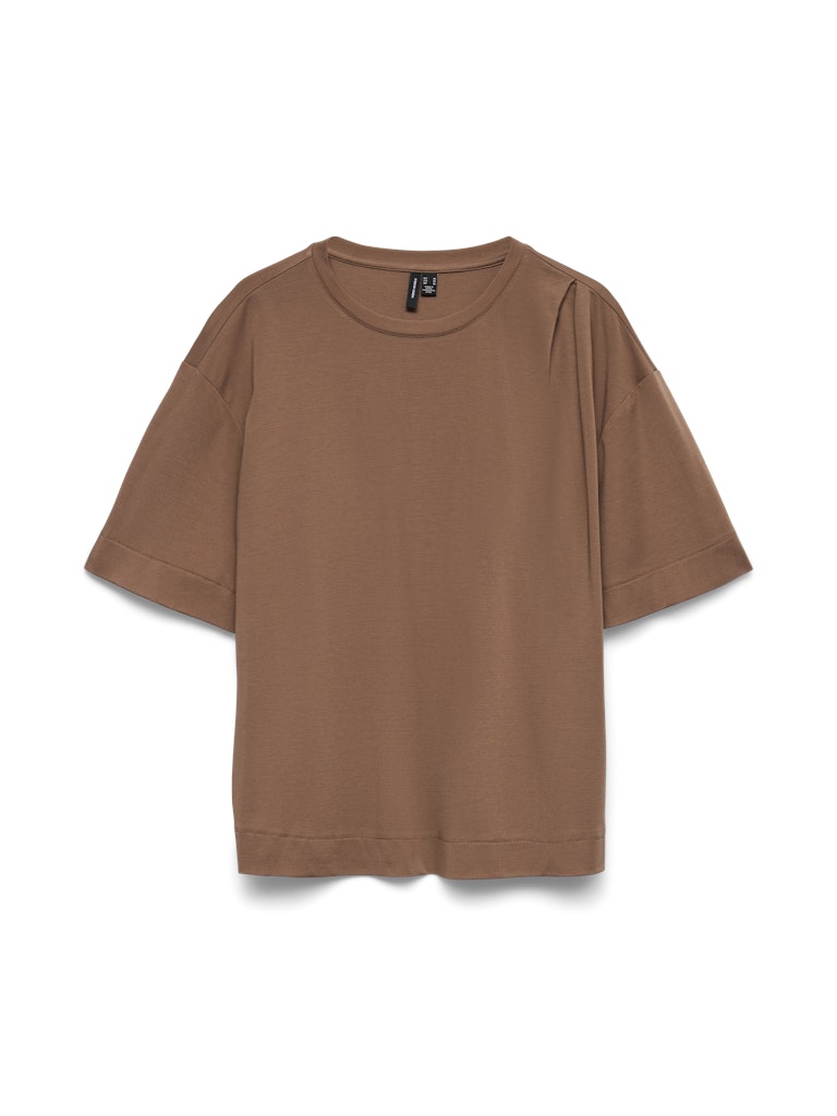 Vmabigail 2/4 O-neck Top Jrs - Bruin