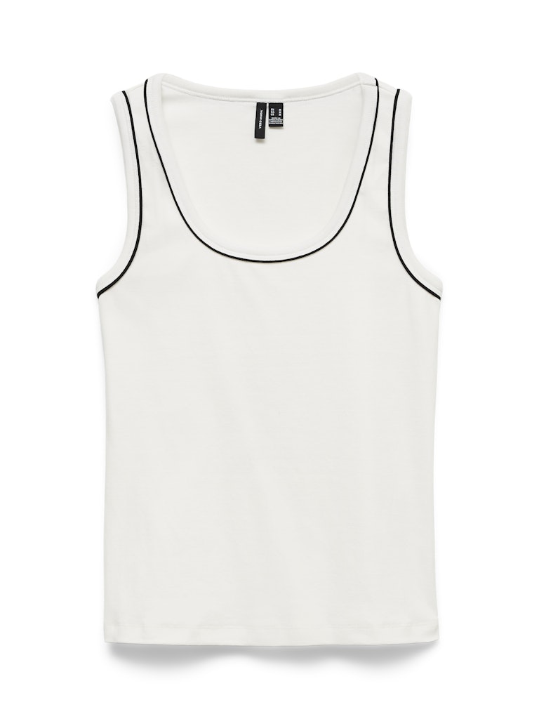 Vmmonna Sl Contrast Top Box Jrs - Off-white