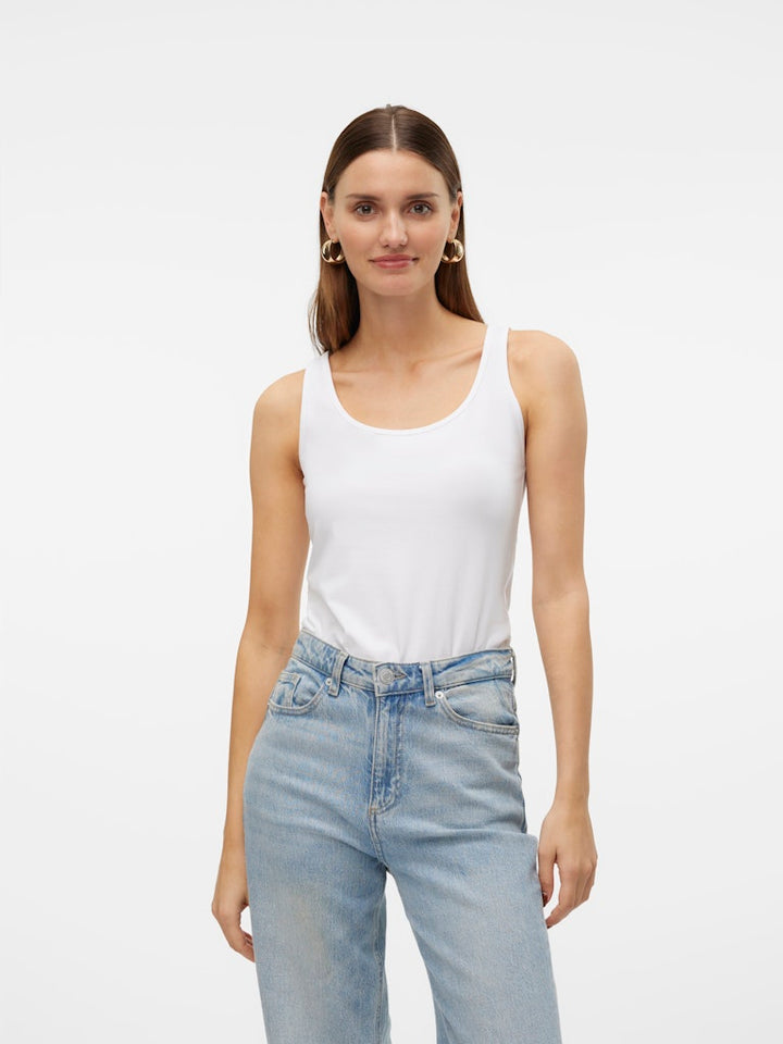 Vmlulu Long Tank Top Jrs Noos - Off-white