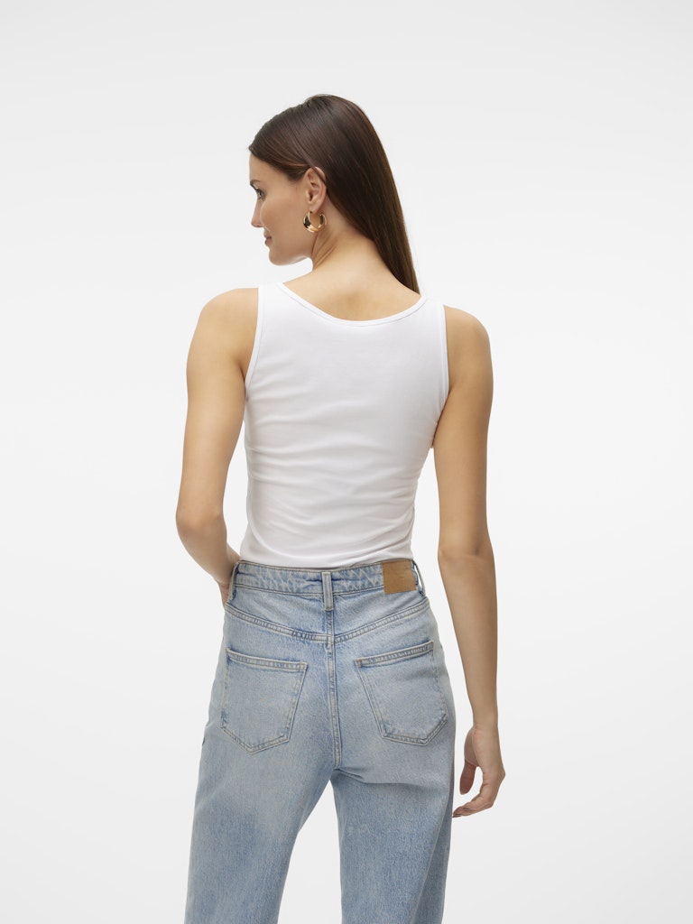Vmlulu Long Tank Top Jrs Noos - Off-white