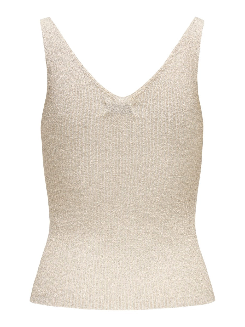 Jdybodilla Lurex S/l Top Knt - Beige