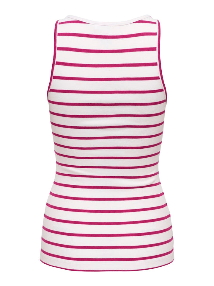 Onlfenja Kenya S/l Top Jrs - Ecru Dessin