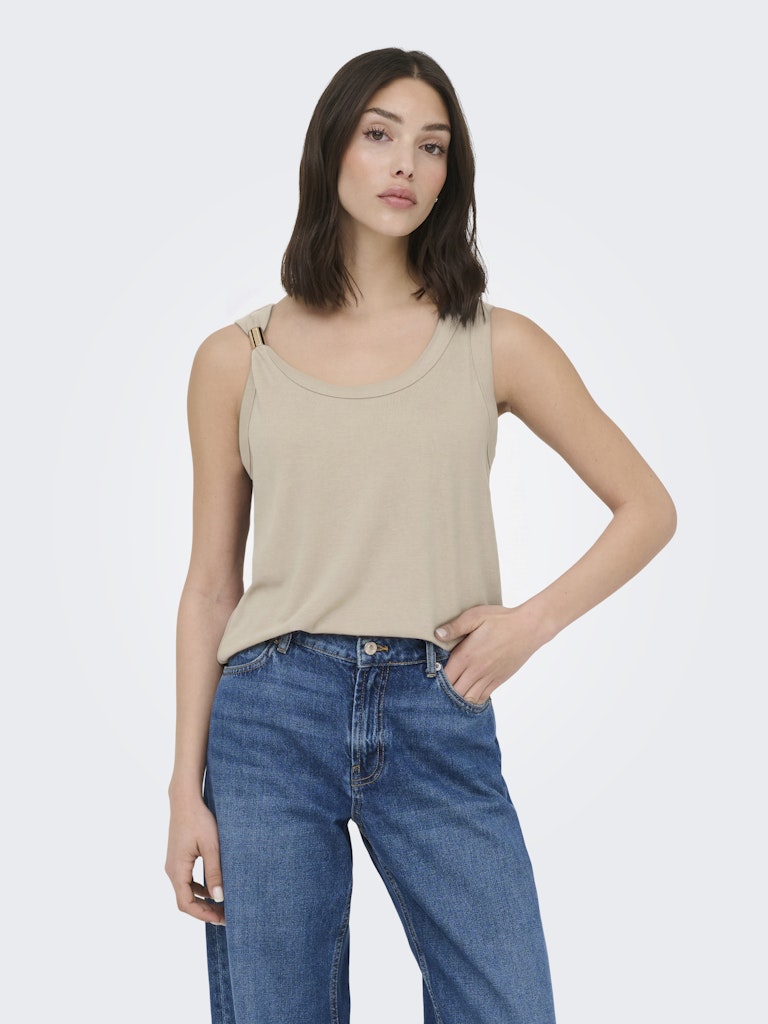 Jdyuffa S/l Top Jrs Noos - Wit Dessin
